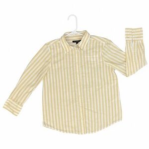 Banana Republic striped blue button down shirt XS